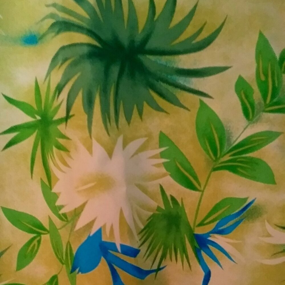 Beautiful Green and Blue Silk Wrap Skirt | Size 16 Worthington - Picture 10 of 12